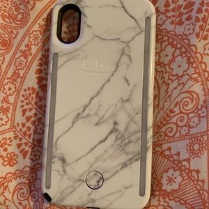 iPhone X marble Lumee phone case